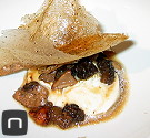 Kulinarische Impressionen aus dem El Poblet - Büffelmozzarella mit Pilzen und Trüffel